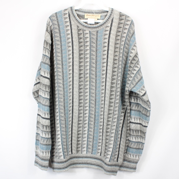 Norm Thompson | Sweaters | Vintage Norm Thompson Mens Large Abstract ...